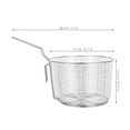 thumbnail image 2 of Toyvian Pasta Strainer Round Noodle Drainer Cooking Aid Simple Design 1Pcs, 2 of 8