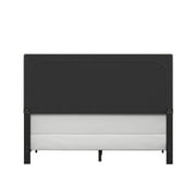 Willow Nailhead Trim Upholstered Full Bed, White Faux Leather