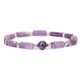 thumbnail image 4 of Pulsera de cuentas de piedra de cuarzo para hombres y mujeres, brazalete de amatista Natural, energía púrpura, piedra curativa, joyería elástica para terapia de salud, 4 of 4