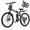 Grey, variant on FLYRUN 26" Folding E-Citybike Electric Bike, Commuter Ebike 48V 374.4Wh Battery, Peak 750W Motor, 4 RidingModes,LCD Display, Up to 20 MPH,UL2849