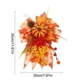 thumbnail image 3 of Wzzjkit Thanksgiving Decorative Pendant Artificial Flower Pumpkin Wall Decoration, 3 of 6