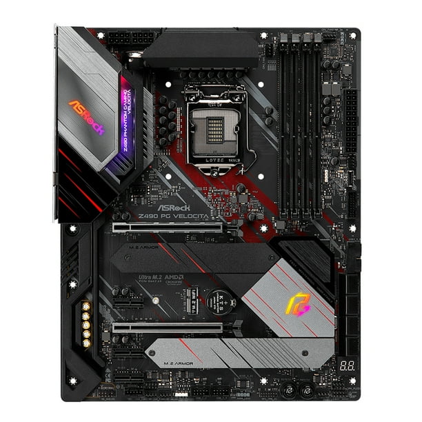 Tarjeta Madre ASROCK Z490 PG VELOCITA 1200 DDR4 ATX USB Tipo C