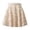 Khaki, variant on Fgnfyis Skirts for Women Casual Floral Short Skirt High Waist Chiffon Umbrella Skirt Mini Skirt Black XL