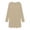 Khaki, variant on ClodeEU Women's Crew Neck Long Sleeve Tunic Top, Casual Loose Fit Long Pullover Blouse ,Women's S-XXXL