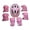 Pink, variant on Qiylii Kids Multi-Sport Protective Gear Set, 7PCS Knee Elbow Pads Wrist Guards for Bike Skateboard Scooter Skating 3-9 Years