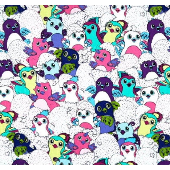 Hatchimals Packed Cotton Fabric