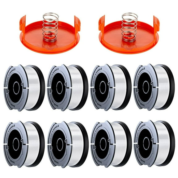 Amaopus 10 Pack Weed Eater String Compatible with Black Decker, AF-100 0.065" Weed Wacker String Refill 240ft Automatic Feed String Trimmer Replacement Spool Line for Black & Decker