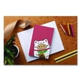 thumbnail image 2 of Smoko Tayto Lucky Cat Layflat Notebook, 1-Subject, Medium/College Rule, Red/White/Brown Cover, (72) | Bundle of 2, 2 of 4