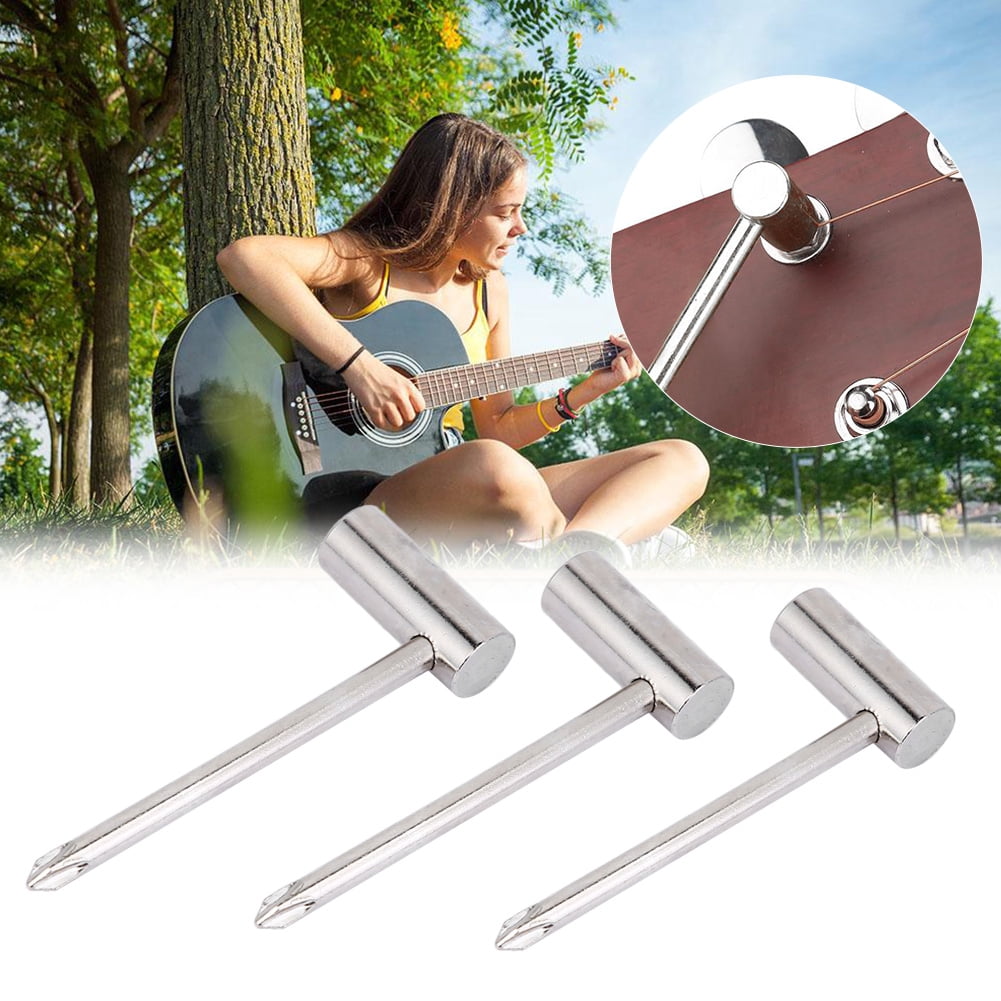 Clé De Réglage Pour Manche De Guitare – Hexagonale, Poignée En Bois – Pour Guitare Acoustique Et Basse - 7