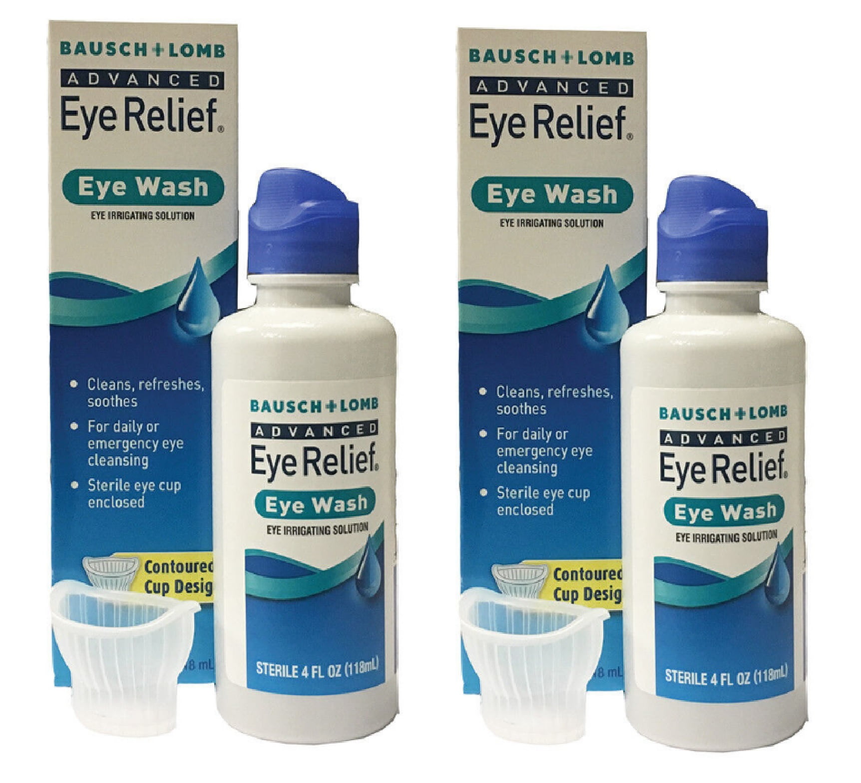 Buy Bausch & Lomb Advanced Irrigating Solution Eye Relief Eye Wash, 4Oz