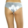 thumbnail image 4 of ToBeInStyle Women's Micro Metallic Shorts - Silver - One Size, 4 of 6