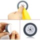 thumbnail image 1 of Toallero de cocina de 6 piezas, toallero adhesivo, toallero de lavado, ganchos, toallero de cocina en el gabinete (negro/gris/beige), 1 of 2