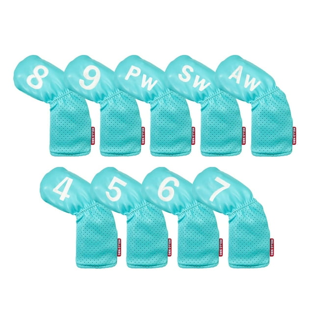 Cubierta de cabeza de hierro Zulema Golf Iron Headcover 9 piezas