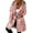 Pink, variant on Plus Size Winter Coats for Women Plus Size Pocket Women Winter Warm Coat Slim Fit Long Coat Outwear Winter Coats for Women Plus Size Plus Size Womens Winter Coats