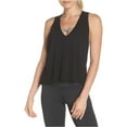 thumbnail image 2 of Free People Womens Wilder Strappy-Back Tank Top, Negro, Small Free People Camiseta sin mangas, 2 of 2