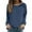 Navy, variant on successthop Plus Size Sweatshirts for Women Oversized Crewneck Long Sleeve Sweater Pullover Tops Stripe Sweatshirts