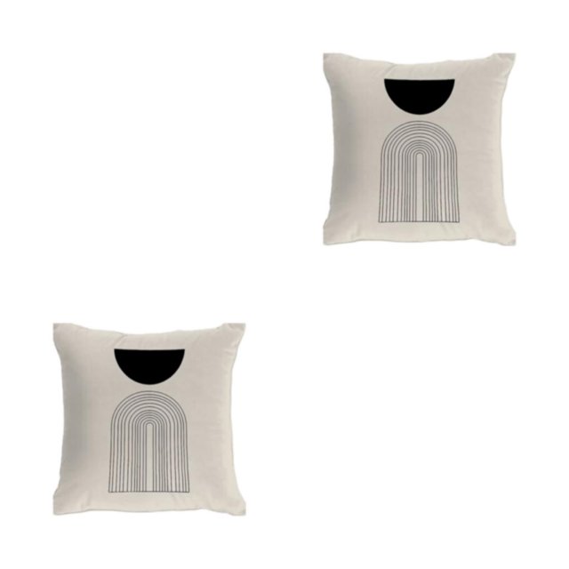 Transemion Throw Pillows Cover Soft And Durable For Home Decoration Easy To Clean Polyester Cushion Cover Pillow Cover Fit W0134-4 2Set