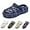 Blue, variant on Men's Garden Clogs Shoes Fun Graffiti Wrapped Clog Sandals Non Slip Outdoor Beach Slippers