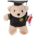 thumbnail image 1 of KAKOWELY Muñeco de peluche de oso de graduación, oso de peluche, regalo de graduación, lindo oso de peluche de doctor., 1 of 5