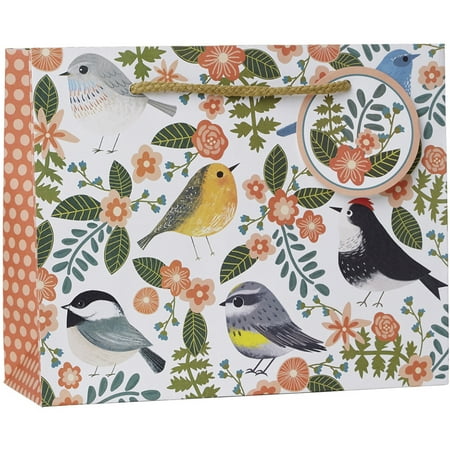 Birdie Gift - Jillson & Roberts Eco-Friendly Medium Gift Bags, Birdie (12 Pcs)
