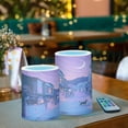 thumbnail image 3 of Yayeee Flameless Candles with Remote Flickering Battery Operated Multi Color Changing, Cat Walking in Street, 3 of 7