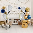 thumbnail image 3 of KAKOWELY 6 globos de tenis para fiesta: globos de aluminio para decoraciones de cumpleaños con temática deportiva, recuerdos de tenis, graduaciones, baby showers y bodas., 3 of 4