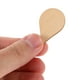 thumbnail image 2 of 50 discos de madera sin terminar en forma de lágrima para manualidades y decoración del hogar Rodajas de madera natural para pintar y decorar Beige, 2 of 7