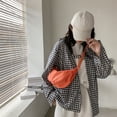 thumbnail image 3 of Bolsa Bolso bandolera de lona para mujer a la moda. bolso informal para el pecho para mujer (naranja), 3 of 9