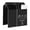 Black, variant on Garment Bags for Hanging Clothes, 35.4 in Breathable Non-Woven Garment Cover, Storage Closet Garment Rack Cover, Visual Window Clothes Storage Cover, Expandable Suit Coat Dust Cover,Black