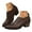 Brown, variant on Ankle Boots for Women Slip on Dress Chelsea Boots Closed Toe Stacked Heel Booties