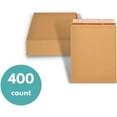 thumbnail image 2 of SSBM 400 Pack Rigid Mailers 6 x 6 inch Cardboard Envelopes for Photo, Document, Do Not Bend, Brown Self Seal, 2 of 4