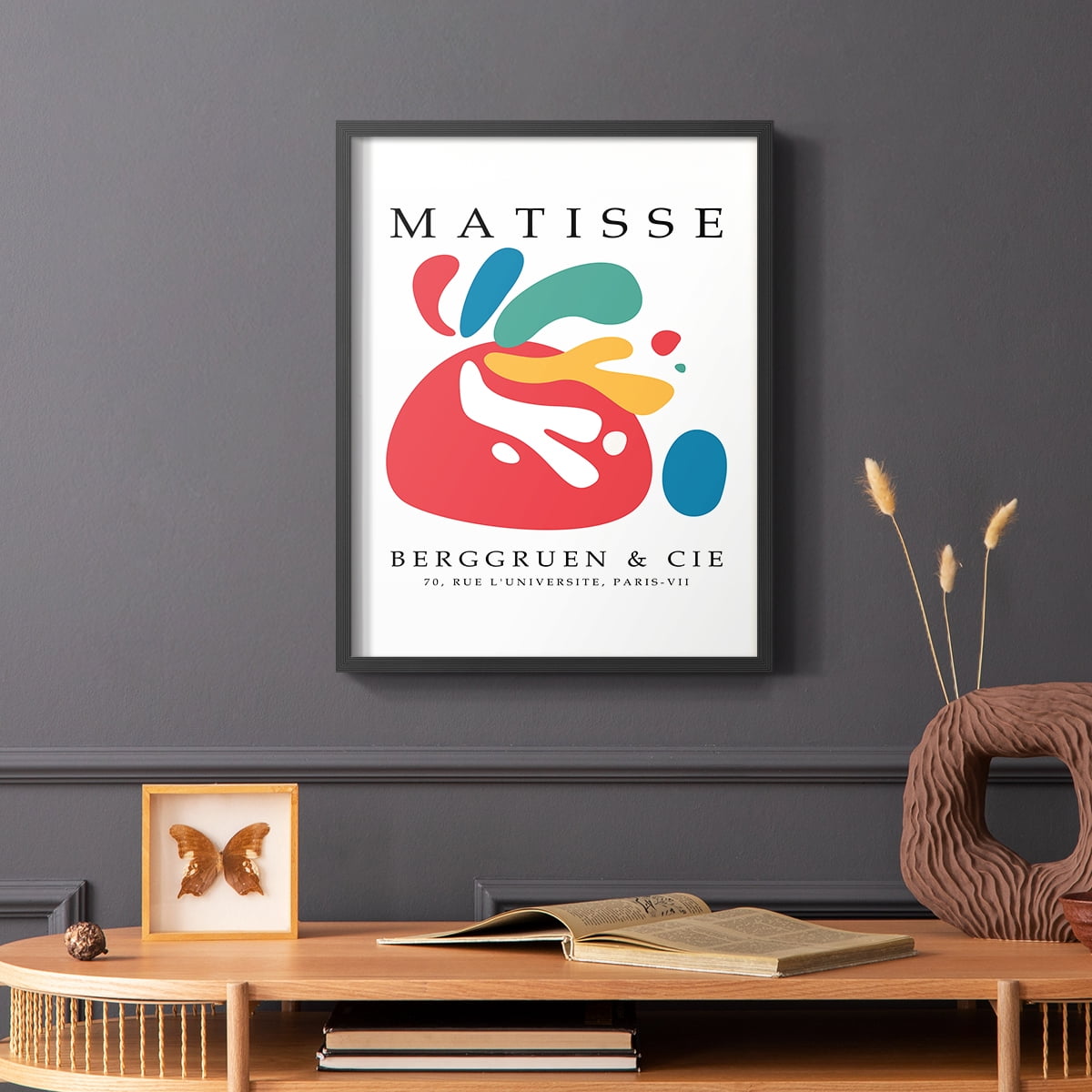 Matisse CCCXXXIX in Black Solid Wood 8 x 10 Framed Print