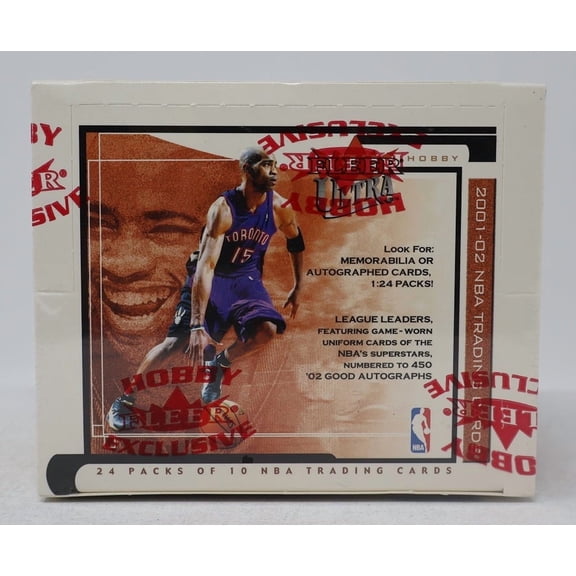 2001/02 Fleer Ultra Basketball Box (Hobby) (24/10)