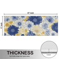 thumbnail image 5 of Kitchen Rugs Sets Of 2,Pioneer Flower Floral Print Pattern Anti Fatigue Kitchen Mat Rugs Non Slip Washable,Decorative Kitchen Floor Mats for Kitchen,Sink,Laundry,17"X47", 5 of 5