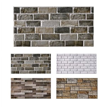 3D Marble Peel and Stick Wall Panels 10pcs 24x12in(Covers 19.4sqft) Ideal for: Kitchen Backsplash, Showers, Bathrooms, Living Rooms and Flooring