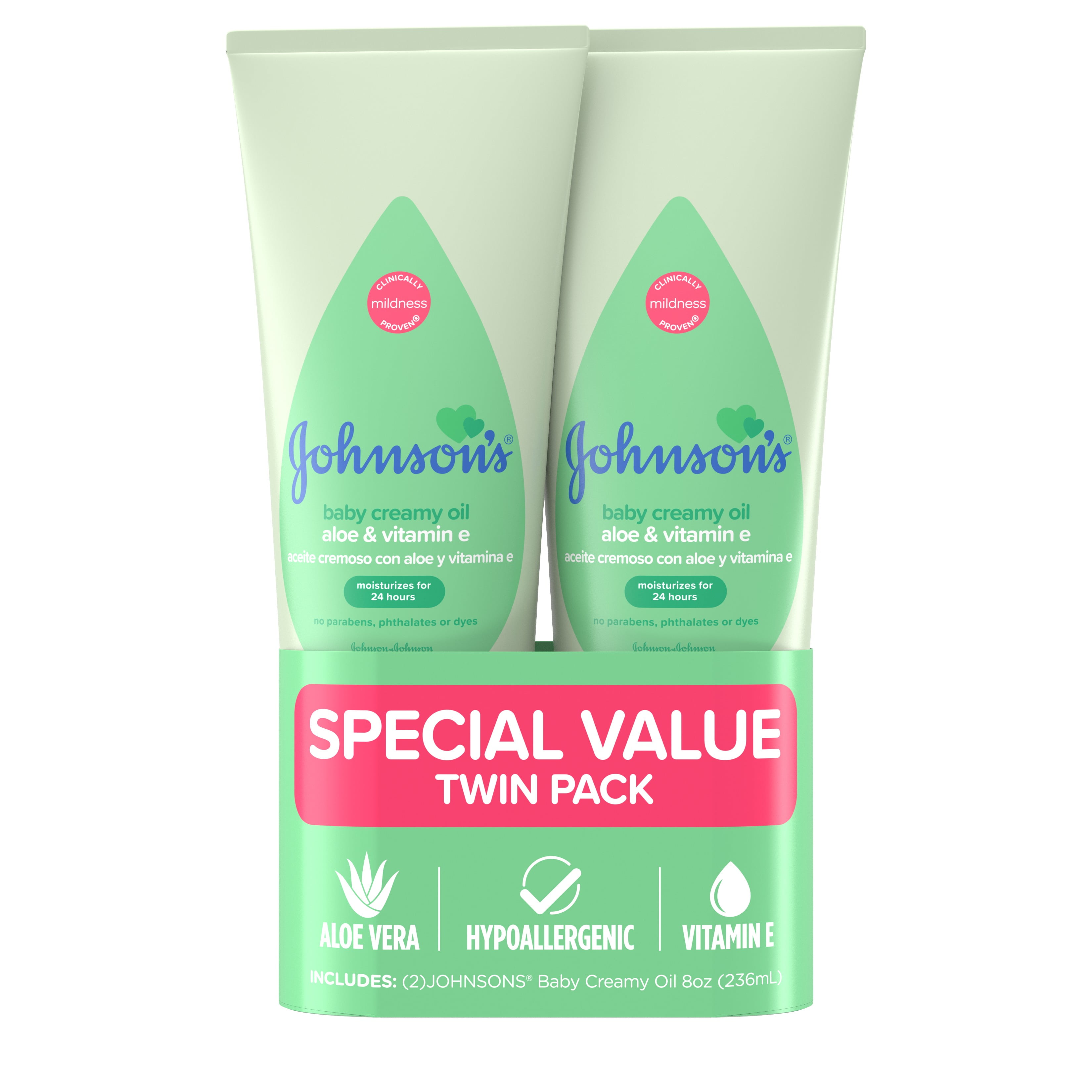 johnson's creamy oil moisturizing baby body lotion