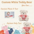 thumbnail image 2 of Personalized Teddy Bear as Customized Gifts for Women/ Men with Text as Gifts for Christmas Valentines Day (8 IN-Text), 2 of 6