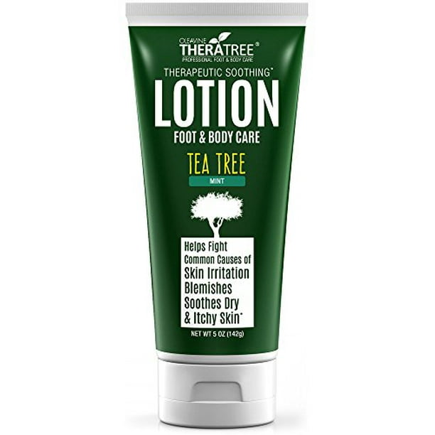 Tea Tree Oil Lotion with Neem Oil for Foot & Body Helps Fight Common