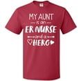 thumbnail image 3 of Inktastic My Aunt is an ER Nurse and a Hero T-Shirt, 3 of 5
