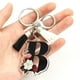 thumbnail image 4 of LLavero de acrílico del alfabeto para hombre y mujer, llaveros de borla con patrón de pétalos de arte, soporte para bolso, 26 letras iniciales, regalos Unisex, 4 of 4