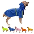 thumbnail image 3 of CNKOO Dog Raincoat Waterproof Cape Type Dog Reflective Raincoat Medium and Large Dog Raincoat Multi Size, 3 of 9