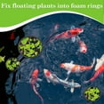 thumbnail image 4 of 5Pcs Aquarium Floating Plant Rings Fish Feeding Rings Set 5 Sizes Foam Floating Plant Corral Round Fish Feeder Rings Fish Plant Ring for Bettas Aquarium Accessories Black Black DIY, 4 of 9