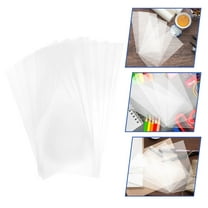 LOLIPPYY 100pcs Transparent Banknote Protective Film Sleeves for Viewing, Exchanging, and Storing Money Safely