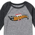 thumbnail image 3 of Hot Wheels - Halloween - Logo Bitten With Fangs - Toddler & Youth Raglan Graphic T-Shirt, 3 of 5