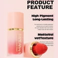 thumbnail image 5 of 3 In 1 Liquid Blush Matte Glitter Face Liquid Blusher Smooth Cheek Eye Mousse Blush Highlighter Stick Rouge Waterproof Contour, 5 of 5