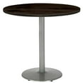 thumbnail image 3 of KFI Studios Urban Loft 3.5' Round Bistro Table, Espresso, Silver Base, 3 of 3