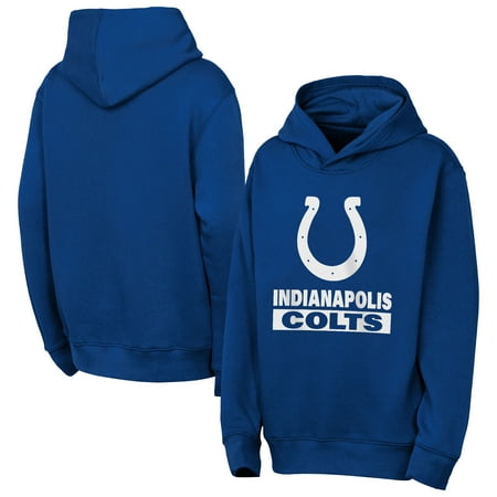 Youth Outerstuff Royal Indianapolis Colts Back to Basics Hoodie