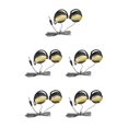 thumbnail image 1 of Sidaley Ear-hook Headset Padded with Braided Cable Earbuds Lightweight Tablet Sponge Control Earmuffs Mic Phone Mobile Type2 NO2, 1 of 4
