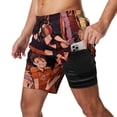thumbnail image 2 of Haikyu!! Mens Board Shorts Summer Swim Trunks Quick Dry Beach Swimwear Bathing Suit Swim Shorts with Compression Liner And Pockets, 2 of 7