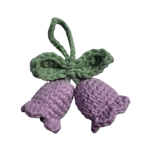 CNKOO Keychain Keychain Hand Woven Flower Delicate Workmanship Bohemian Decorate Ornament Attractive Handmade Flower Knitted Key Ring Bag Accessory